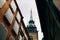 low angle view of historical Riddarholmen church tower