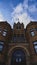 Low angle view of a local history museum in Fort Wayne, Indiana