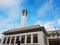 Low angle view of a moroccan clock tower against sky - Casablanca - Morocco