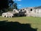 Low building in Kohunlich Mayan ruins