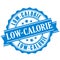 Low calorie vector icon