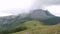 Low clouds around the mountainous massif of Amboto