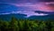Low clouds in the valley at sunset, seen from Clingman\'s Dome, G
