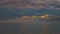 Low and dark clouds over Danube river before a storm in Belgrade