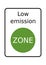 Low emission zone symbol