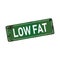Low fat dirty rusty metal icon plate sign