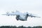 Low Flying A400M Atlas Military  transport aircraft