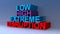 Low high extreme disruption on blue