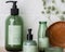 Low impact green stylish bathroom products, AI generative