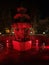 low light lion head fountain