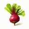 Low Poly Beet Vector Illustration With Realistic Lighting