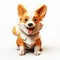 Low Poly Corgi Mockup: Free Download 3d Rendered Design