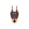 Low poly Doberman head