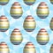 Low Poly Easter Egg Seamless Background