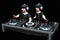 Low poly:fantasy creative dj play in nightclub,Ai generated