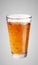 Low poly glass of juice / beer. Suitable for logo, background, websites, advertising, etc.