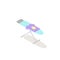 Low poly isometric ironing board