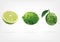 Low Poly Lime fruit