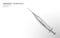 Low poly medical syringe. Polygonal rejuvenating facial injections treatment procedure.Medicine health care banner