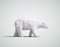 Low poly polar bear