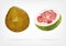 Low Poly Pomelo fruit