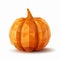 Low Poly Pumpkin: Geometric 3d Vector Halloween Decoration