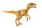 Low-polygonal dinosaur Velociraptor
