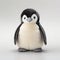 Low Resolution Penguin Plush Toy With Delicate Shading