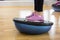 Low Section Of Woman Exercising On Bosu Ball