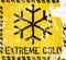 Low temperature, extreme cold and frost warning sign,vector illustration