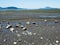 Low tide coastal scenery at Bay View State Park, WA, USA