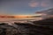 Low tide dusk. White beach. Boracay Island. Western Visayas. Philippines