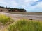 Low tide in Fundy at St. Martins caves, New Brunswick, Canada