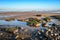 Low Tide on Hauxley Beach reveals Ancient Forest