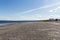 Low Tide Matane coast view of Saint Lawrence River at summer