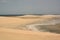 Low tide near the sand dunes. Inland sea, or Khor al Adaid. Al Wakrah Municipality. Qatar