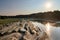 Low tide river Brittany