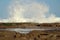 Low Tide on a rock Platform with Tidal Pools