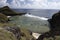 Low tide view of the coast at Batanes, Philippines