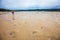 At low tide at Wallaga Lake in Narooma Australia