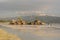 Low tide at Willys rock. White beach. Boracay Island. Western Visayas. Philippines