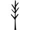 Lowbrow tree vector illustration. Doodle of forest plant graphic.