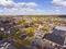 Lowell downtown aerial view, Massachusetts, USA