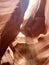 Lower Antelope Canyon USA Arizona, america. Navajo Tribal. Sandstone formations in deserts