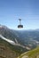 The lower cabin of Aiguille du Midi cable car, Chamonix