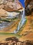 Lower Calf Creek Falls Waterfall colorful views from the hiking trail Grand Staircase Escalante National Monument between Boulder