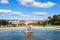 Lower cascade pool in Belvedere garden, Vienna