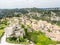 Lower courtyards in Les Baux-de-provence in France