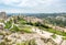 Lower courtyards in Les Baux-de-provence in France