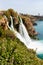 Lower duden waterfall from view point closeup.Antalya,Turkey.